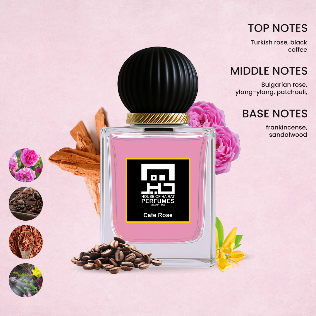 CAFE ROSE | FRENCH LUXURY PERFUMES | EDP SPRAY FOR WOMEN