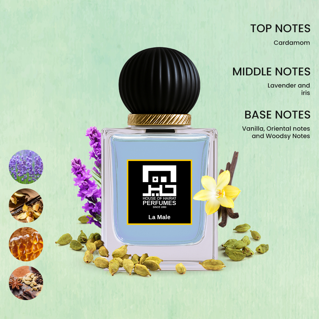 LA MALE |  FRENCH LUXURY PERFUME | EDP SPRAY UNISEX