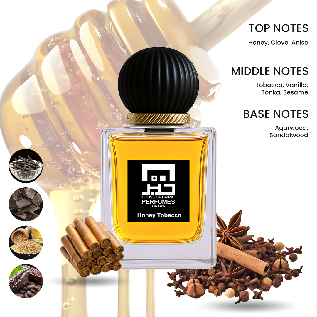 HONEY TOBACCO | ORIENTAL WOODY FRAGRANCE FOR WOMEN AND MEN | EDP SPRAY