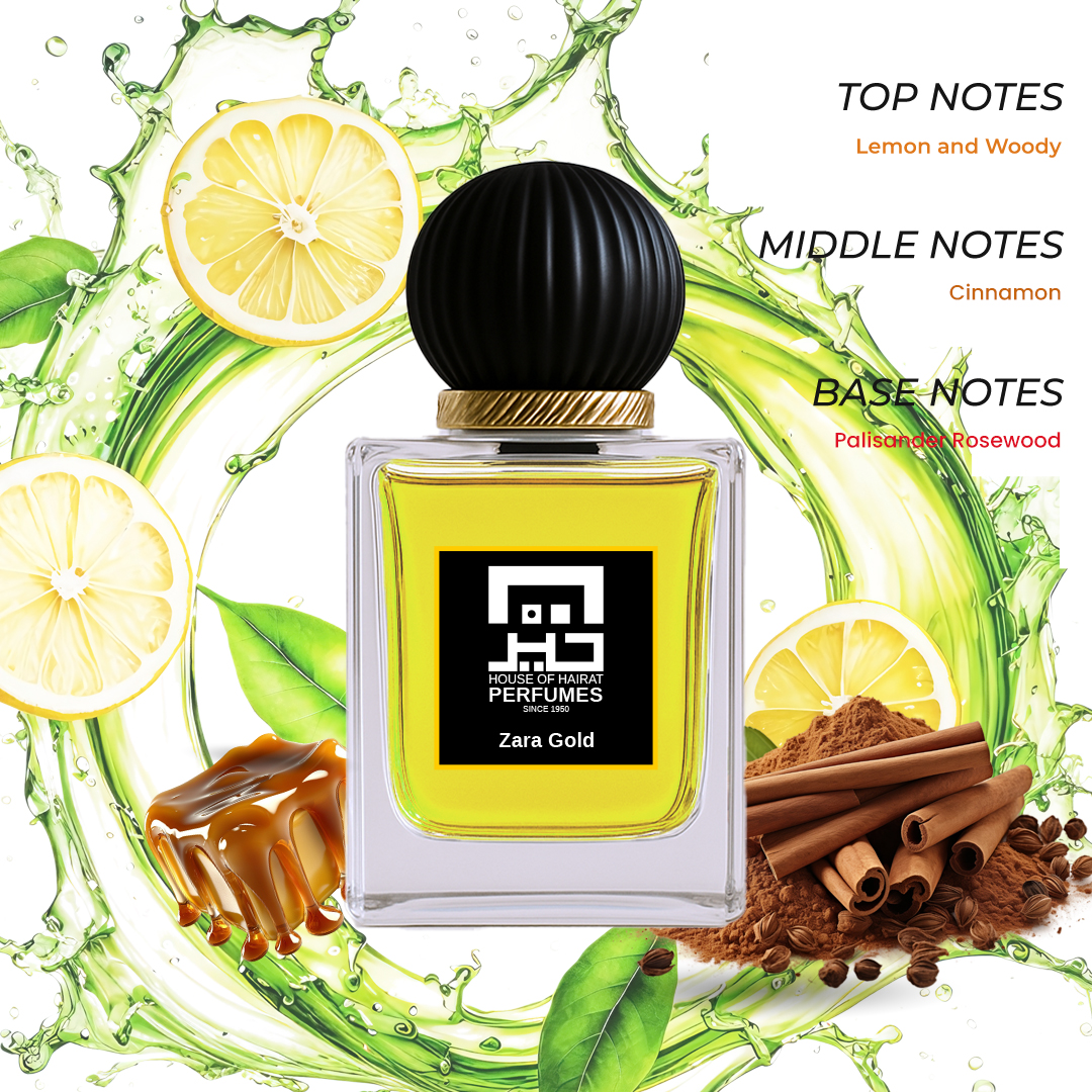 ZARA GOLD | UNISEX LUXURY PERFUMES | EDP SPRAY